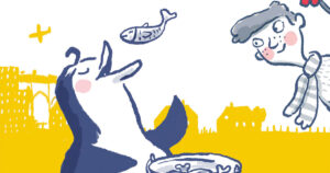 Christine Nöstlinger racconta le storie della storia del pinguino